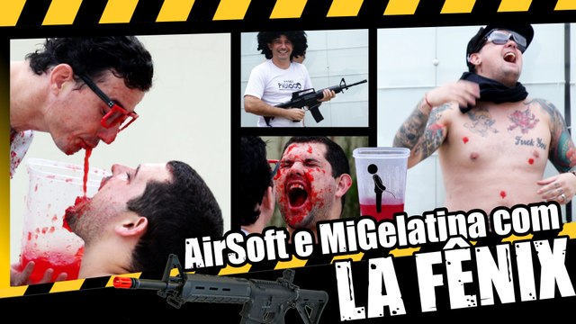 Airsoft e Migelatina com La Fênix - Desafios Irmãos Piologo