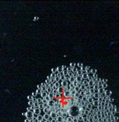 Micro-rocket in “flight"