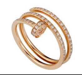 Real Video:2016 Cartier Juste un Clou 18K pink-gold Bracelet and diamond double ring