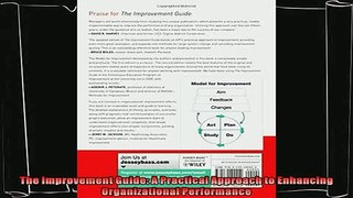 there is  The Improvement Guide A Practical Approach to Enhancing Organizational Performance