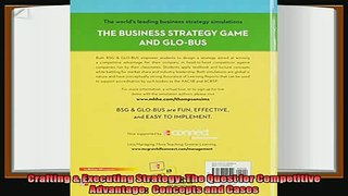 different   Crafting  Executing Strategy The Quest for Competitive Advantage  Concepts and Cases