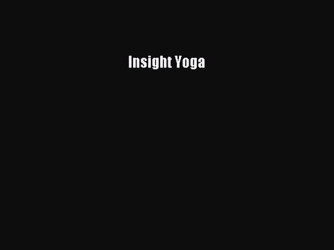 Read Insight Yoga Ebook Free