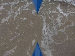 Stormy Lamai beach, Koh Samui in Thailand