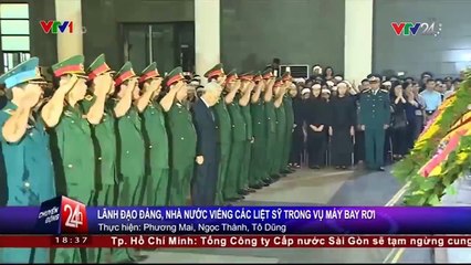 Lễ truy điệu 9 liệt sỹ trong vụ rơi máy bay Casa 212.