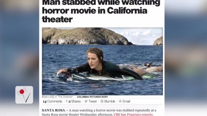 Man Stabbed While Watching Horror Movie