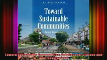 READ book  Toward Sustainable Communities Solutions for Citizens and Their Governments Full Free