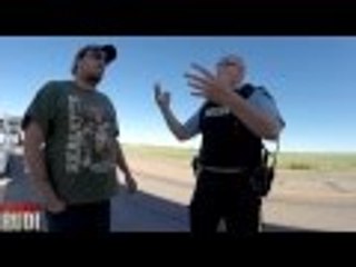 Trucker Rudi 06/20/16 I got pulled over by the police Vlog#743
