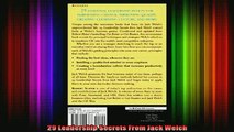 READ book  29 Leadership Secrets From Jack Welch Full Free