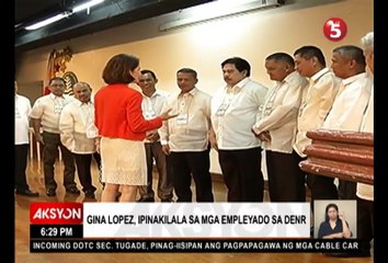 GINA LOPEZ, IPINAKILALA NA SA MGA EMPLEYADO NG DENR