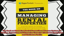 complete  The Book on Managing Rental Properties A Proven System for Finding Screening and Managing