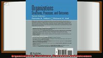 behold  Organizations Structures Processes and Outcomes