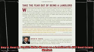 behold  Buy It Rent It Profit Make Money as a Landlord in ANY Real Estate Market