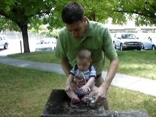 Connor in the COLD Fountain