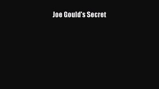 Read Joe Gould's Secret Ebook Online