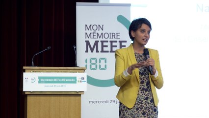 Discours en 180 secondes pour la remise des prix Mémoire MEEF en 180 sec