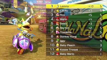 [15] Mario Kart 8 Wii U HD Walkthrough - 100cc Leaf Cup