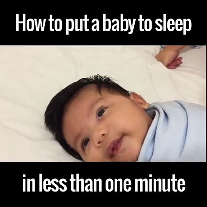 Así es como hacen que un bebé se duerma en 1 minuto