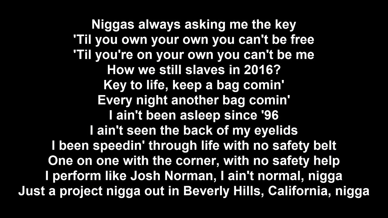 DJ Khaled 'I Got The Keys' Lyrics