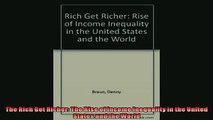 Pdf online  The Rich Get Richer The Rise of Income Inequality in the United States and the World