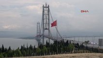 İzmit Körfez Geçiş Köprüsü Osmangazi Köprüsü'nden İlk Görüntüler