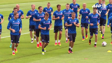 Euro-2016: "Aucune pression sur nous" assurent les Islandais