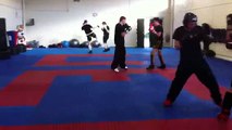 Cotterill Martial arts, sparring session 2