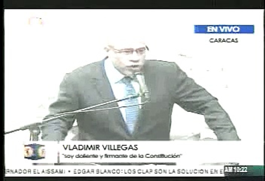 Esto fue lo que dijo Vladimir Villegas en la AN con motivo del Día del Periodista