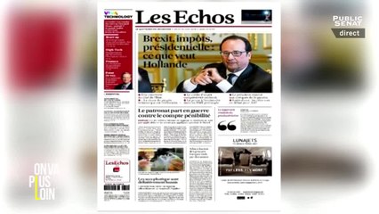 On va plus loin : Le forfait de Boris Johnson / La bataille des places financières a commencé / Un président en campagne (30/06/2016)