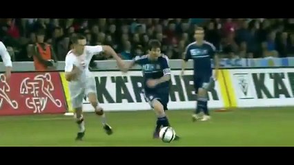 هاتريك ميسي مع الأرجنتين ضد سويسرا 29-02-2012