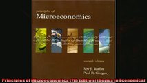 For you  Principles of Microeconomics 7th Edition Series in Economics