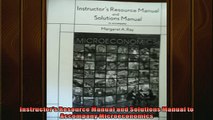 Instructors Resource Manual And Solutions Manual To - 