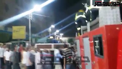 اهالي بني سويف  يشيعون جثمان شهيد سيناء