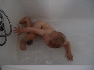 je prends mon bain