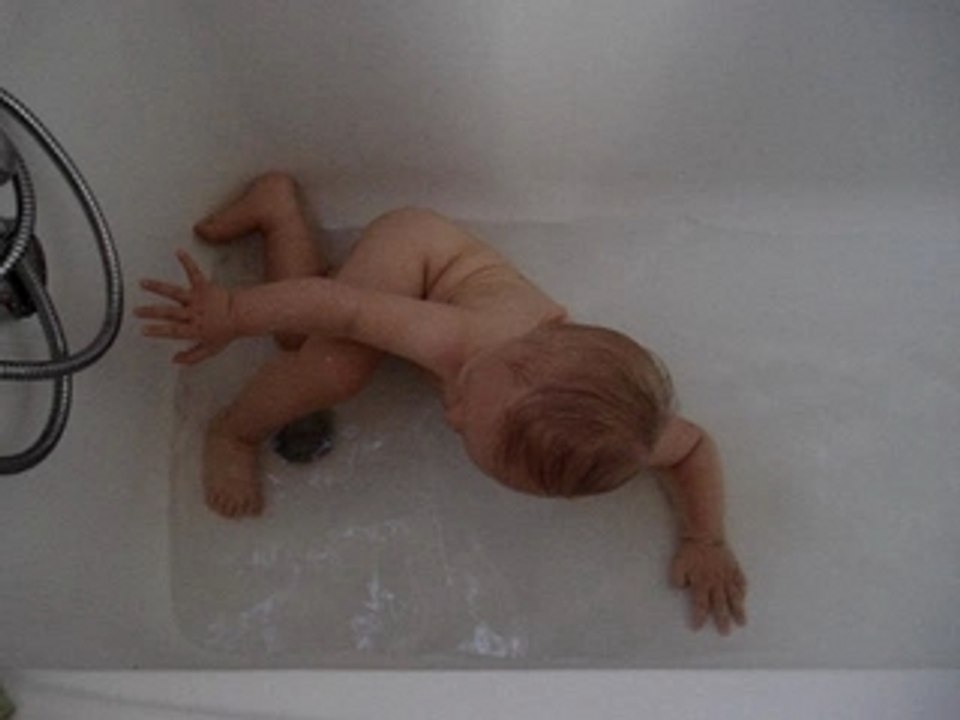 je prends mon bain