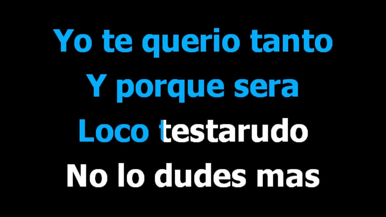 No me ames - Jennifer lopez y Marc anthony - Karaoke - Letra