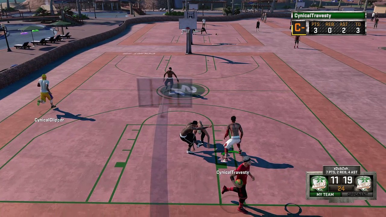 Adrian gets dunked on