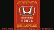 Popular book  Driving Honda Inside the Worlds Most Innovative Car Company