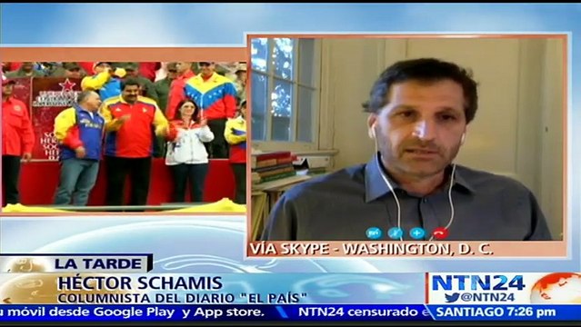 Para Venezuela la Carta Democrática está activada, de acuerdo a los estatutos de la OEA : Héctor Schamis a NTN24