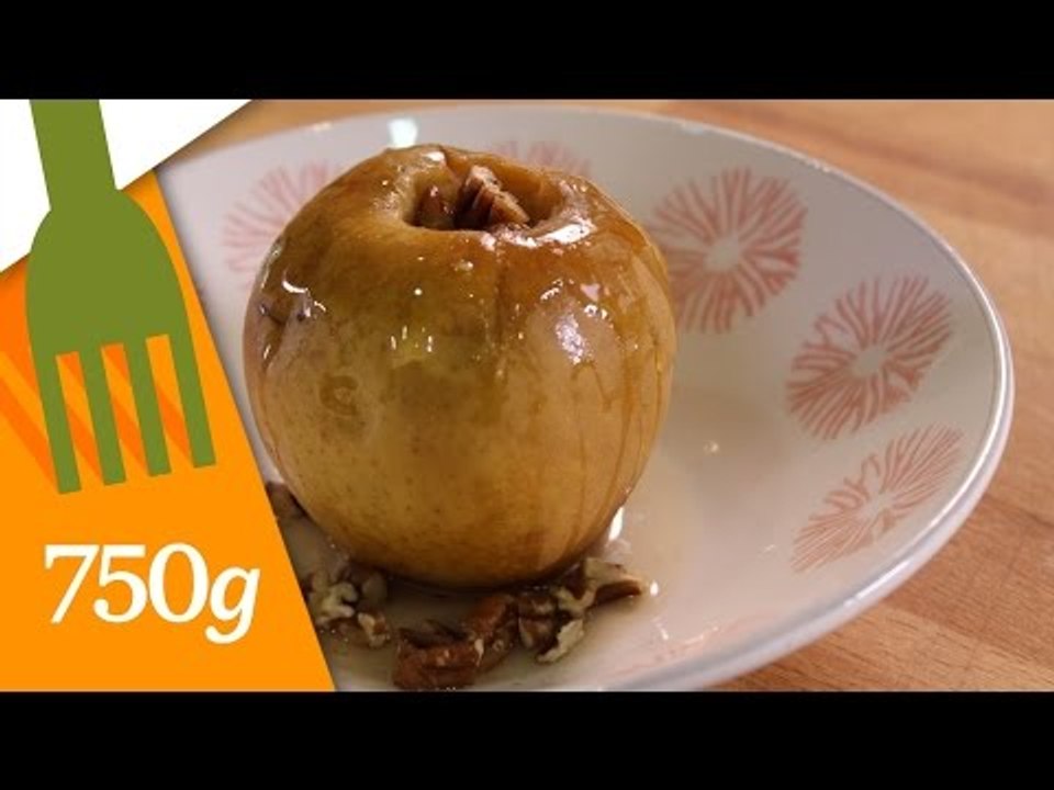 Pommes au four farcies aux noix de pécan et miel - 750 Grammes (Recette sponsorisée)