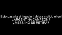 Argentina Campeon Si Higuaín No Hubiera Fallado El Gol Copa America