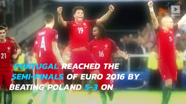Portugal beat Poland on penalties to reach semi-final