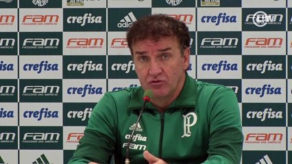Cuca mostra animação com bom futebol do Palmeiras e exalta Gabriel Jesus