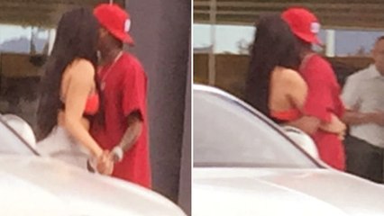 Kylie Jenner and Tyga Make Out On Top Of A Bentley