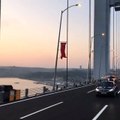 ‫شاهد‬ فيديو يظهر سائق الدراجات النارية التركي  كنان سوفو أوغلو  وهو يعبر جسر ‫#‏عثمان_غازي‬ عند افتتاحه بسرعة 400ك -س