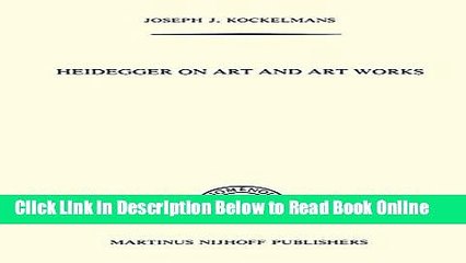 Download Heidegger on Art and Art Works (Phaenomenologica)  Ebook Online