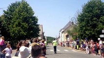 Stage 13 of the Tour de France in Reignac-sur-Indre. 20 km from the start in Tours.