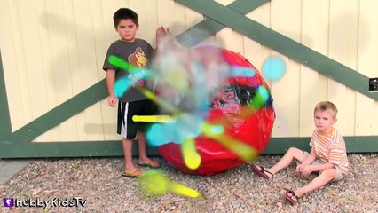 World's Biggest YO-YO Surprise Egg! Cool Yo-Yo TRICKS with HobbyGuy+ HobbyPapa HobbyKidsTV_1