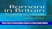 Read Romani in Britain: The Afterlife of a Language  Ebook Online
