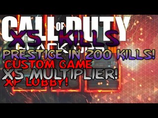 Black Ops 3: CUSTOM GAME XP LOBBY! 400 KILLS AND PRESTIGE!