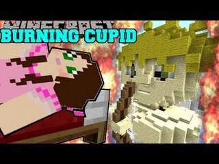 Pat and Jen PopularMMOs | Minecraft: BURNING CUPID (VALENTINES DAY STRUCTURES!) Mini-Game